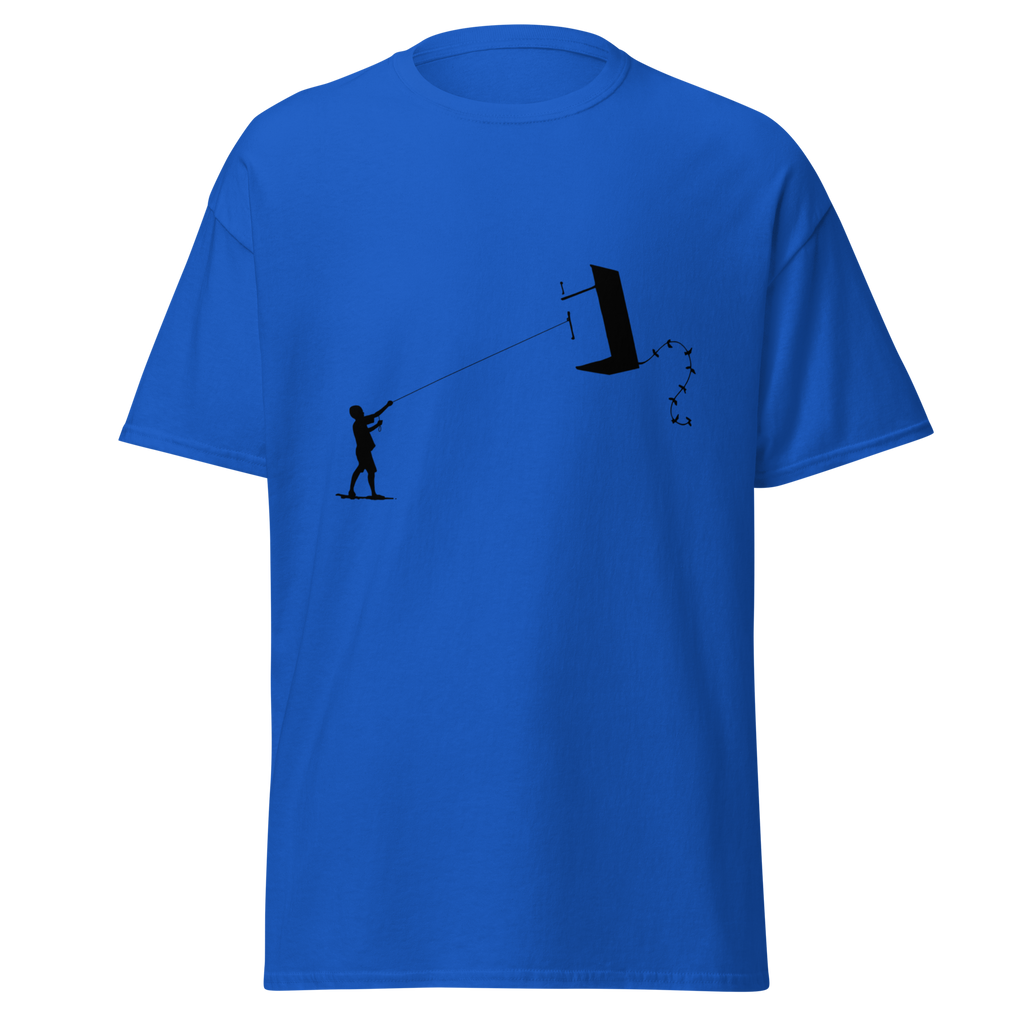 Banksy Fridge Kite T Shirts - Royal Blue