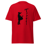 Banksy Girl Watering - Red