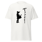 Banksy Girl Watering - White