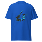 Banksy Little Girl Rocket - Royal Blue