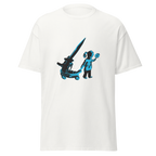 Banksy Little Girl Rocket - White