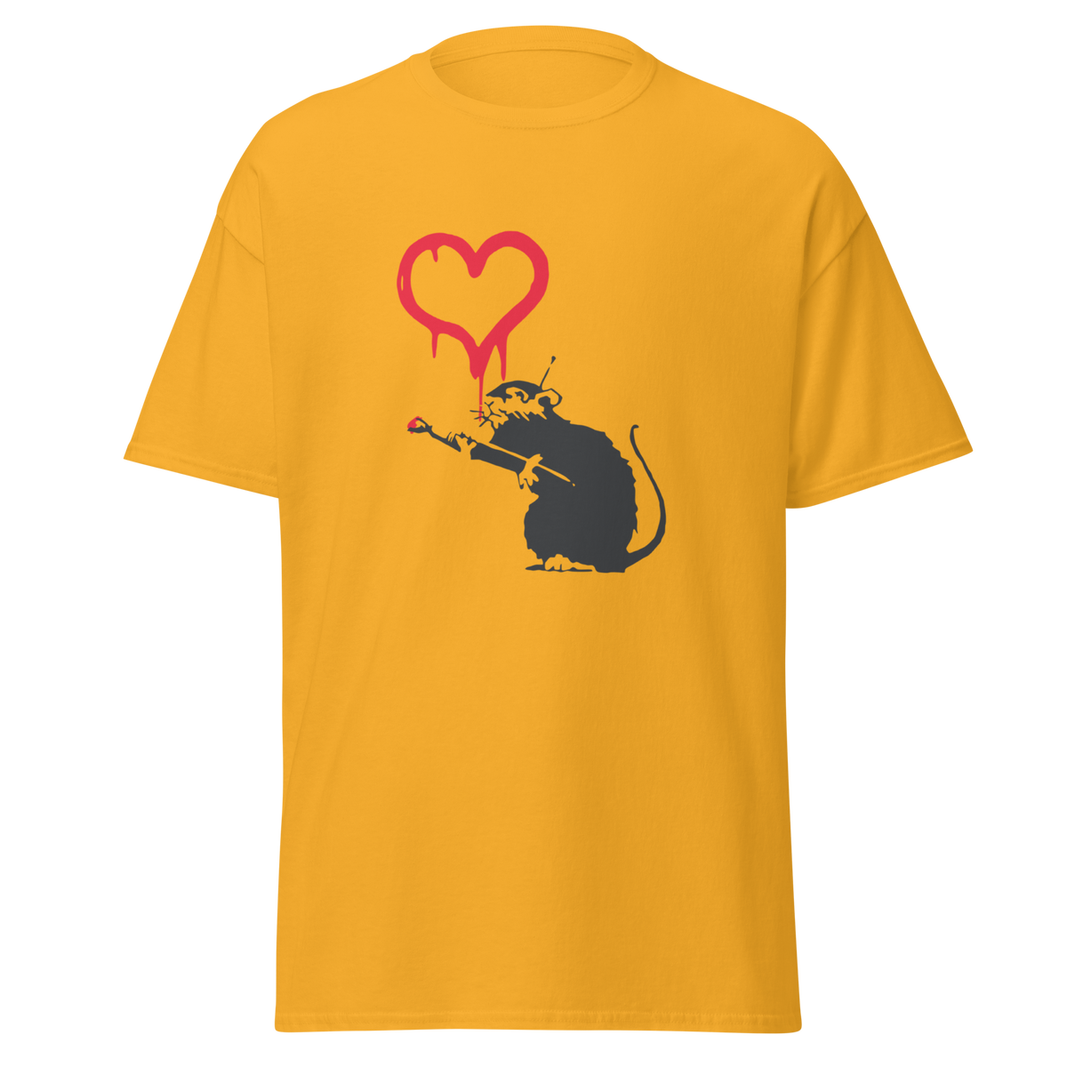 Banksy Love Rat - Yellow