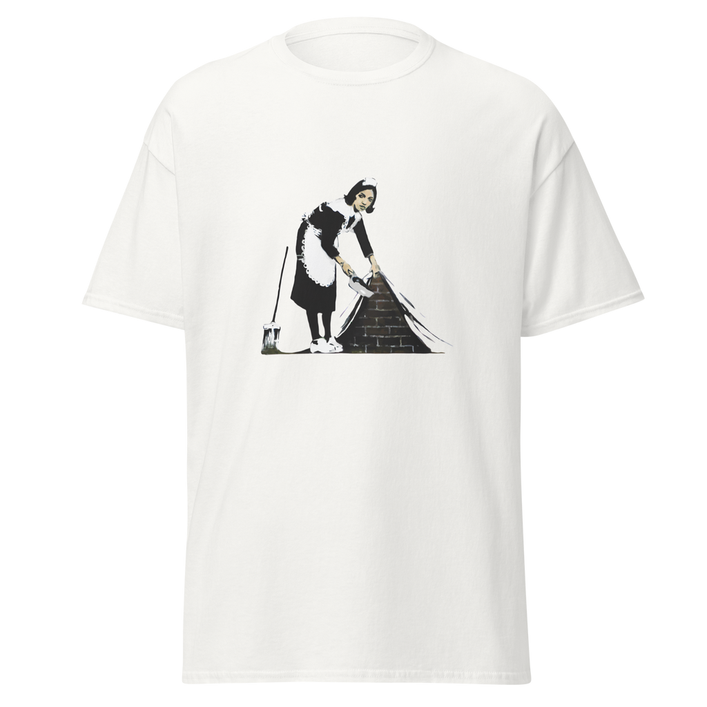 Banksy Maid In London - White