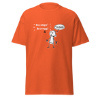 Banksy My Taps Been Phoned T Shirt - Orange