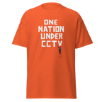Banksy One Nation Under CCTV T Shirts - Orange