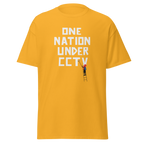 Banksy One Nation Under CCTV T Shirts - Yellow