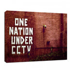 Banksy Canvas Print - One Nation Under CCTV