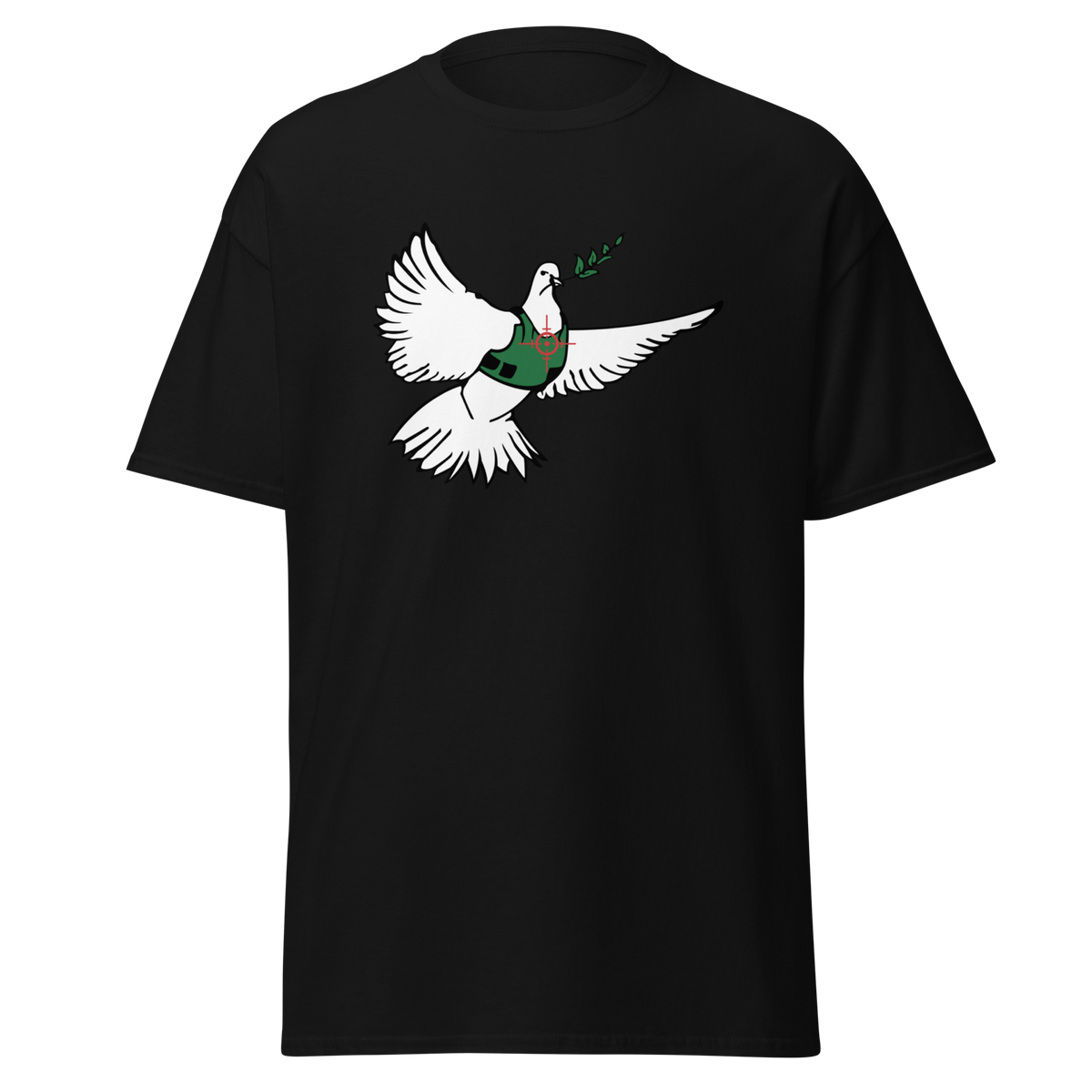 Banksy Peace Dove T Shirt - Black