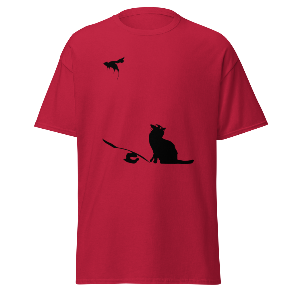 Banksy Ratapult T Shirt - Cardinal Red