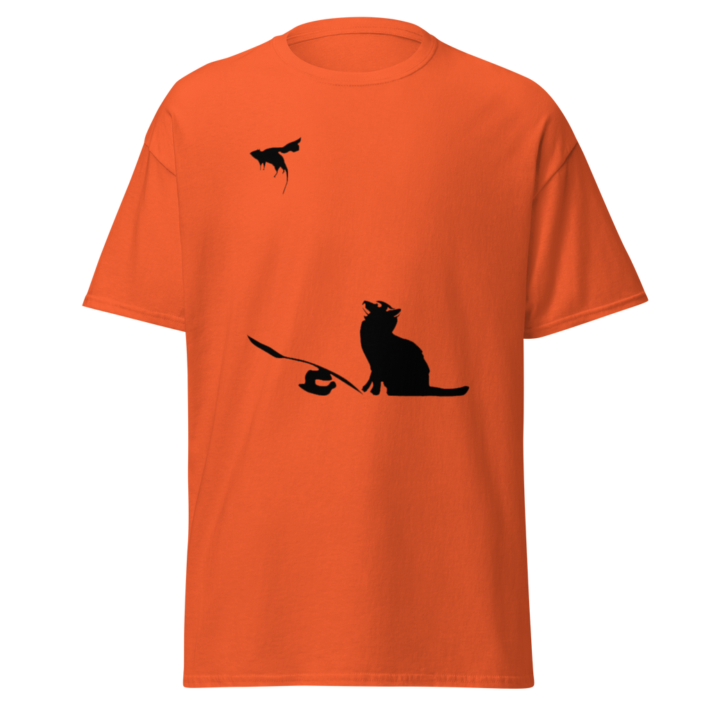Banksy Ratapult T Shirt - Orange