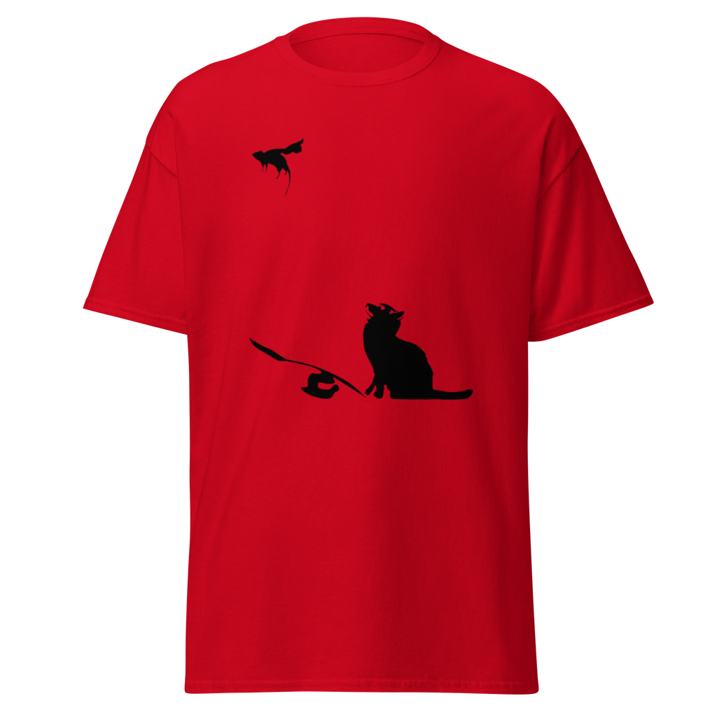 Banksy Ratapult T Shirt - Red