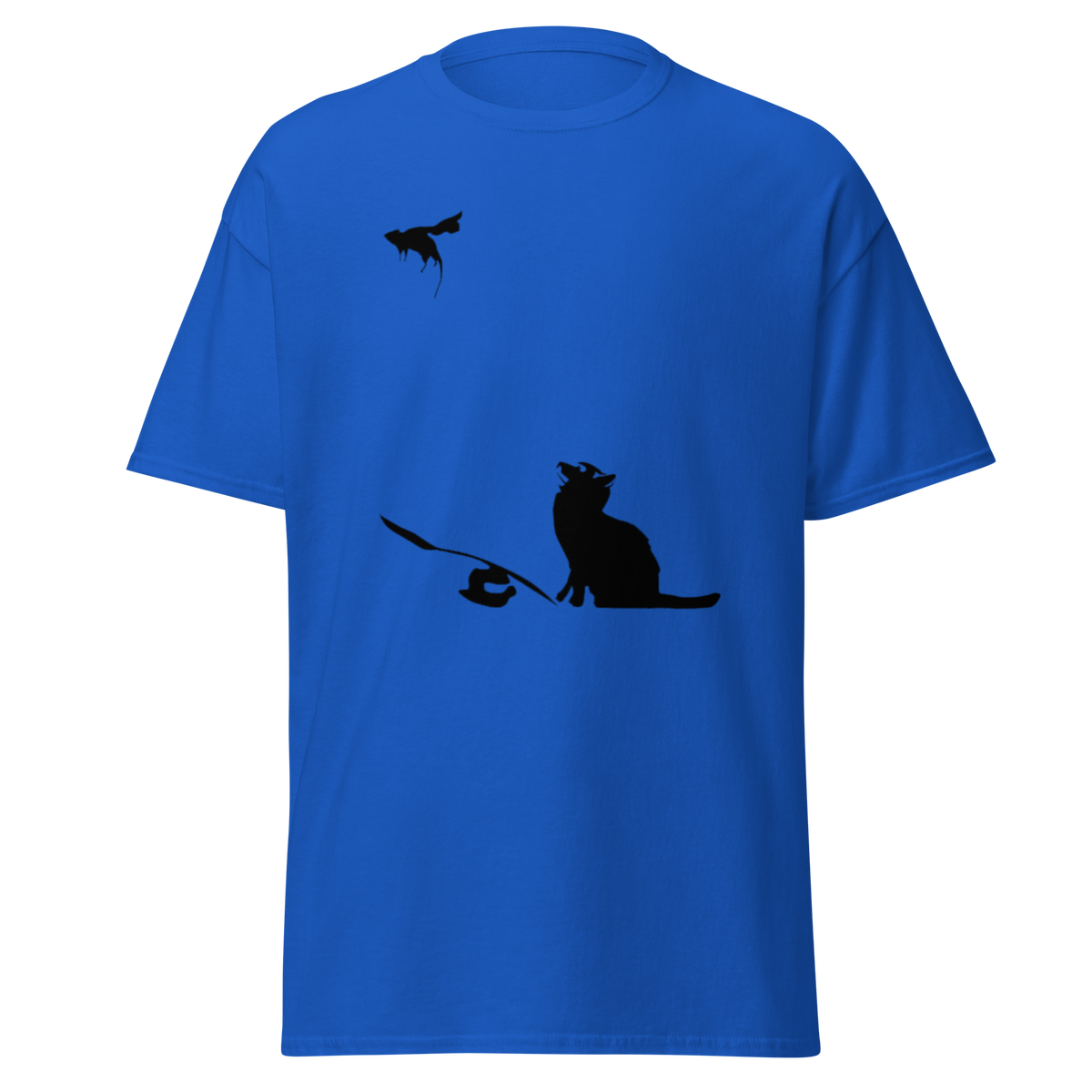 Banksy Ratapult T Shirt - Royal Blue