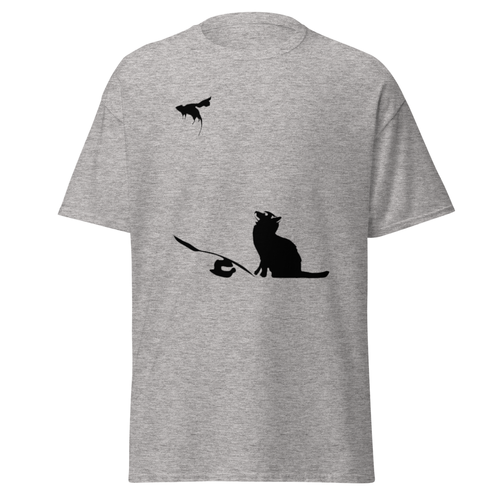 Banksy Ratapult T Shirt - Sport Grey