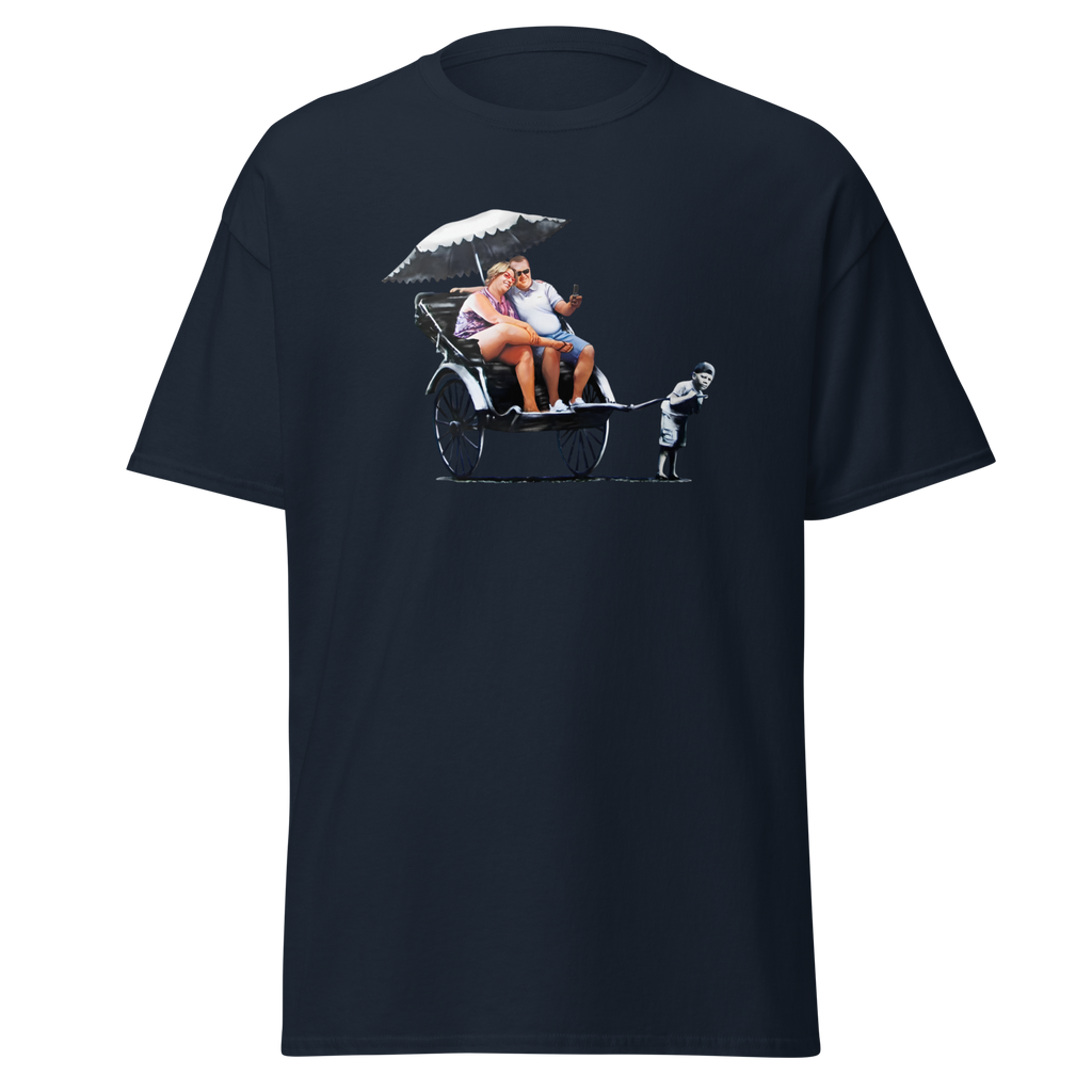 Banksy Rickshaw Kid - Navy Blue