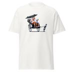Banksy Rickshaw Kid - White