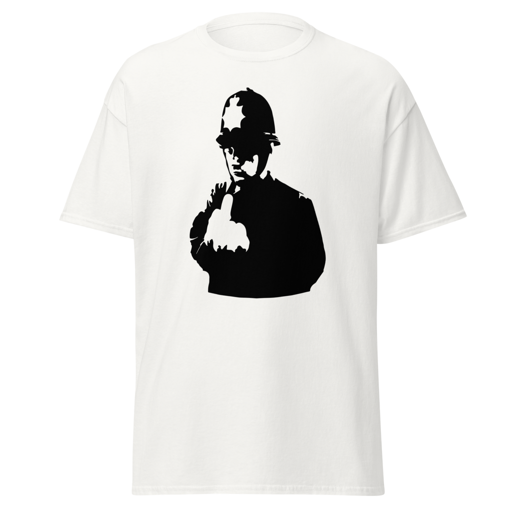 Banksy Rude Copper - White