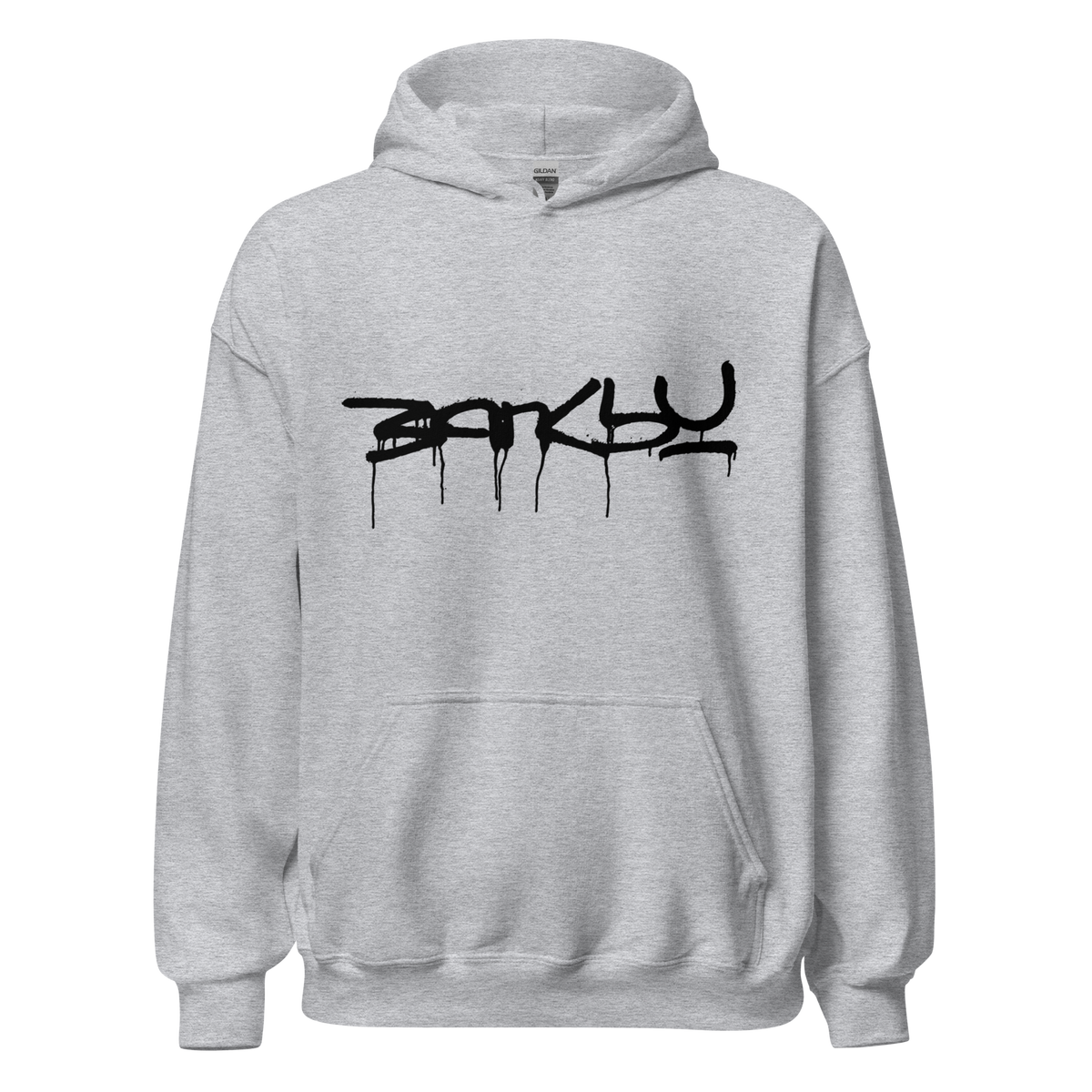Banksy Signature Hoodie - Sport Grey