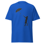 Banksy Umbrella Boy T Shirt - Royal Blue