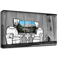 Banksy Canvas Print - Westbank