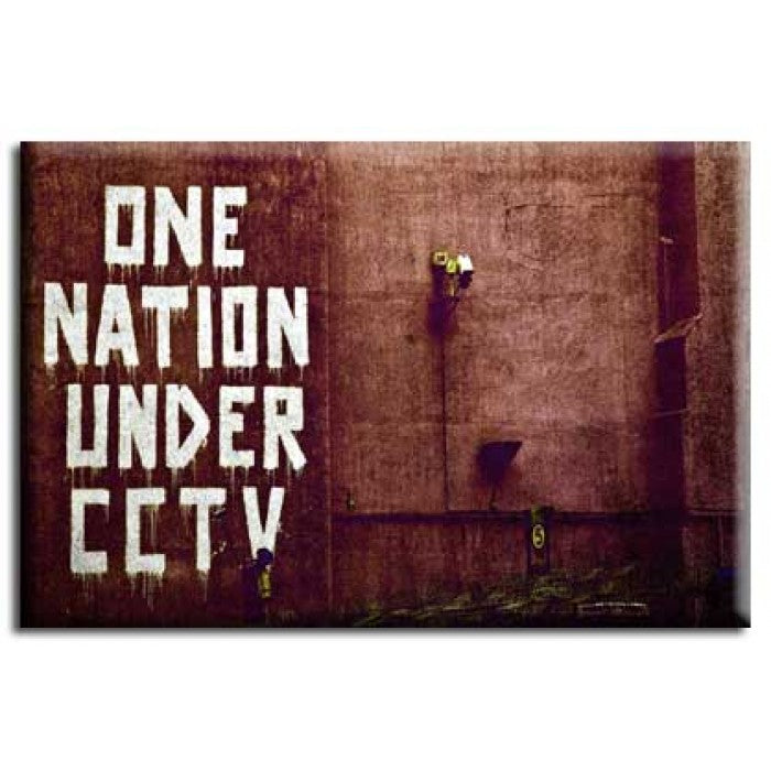 Banksy Canvas Print - One Nation Under CCTV