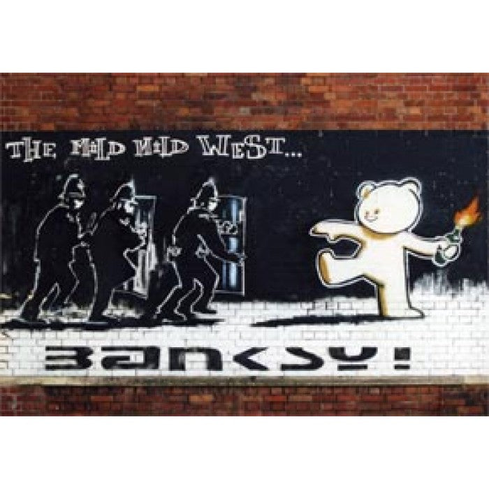 Banksy Canvas Print - Mild Mild West