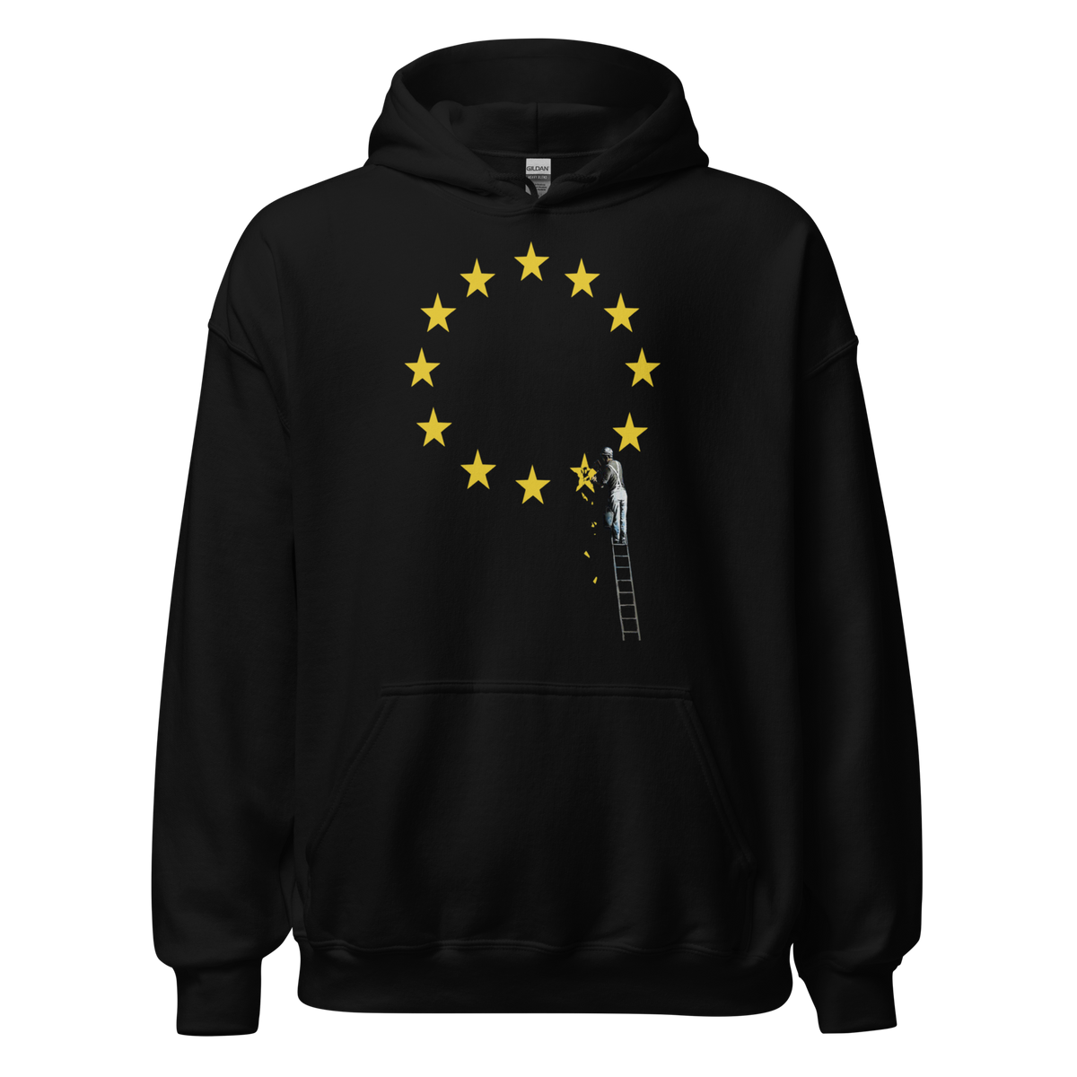 Brexit EU Flag Hoodie - Black