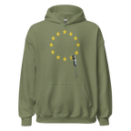 Brexit EU Flag Hoodie - Military Green