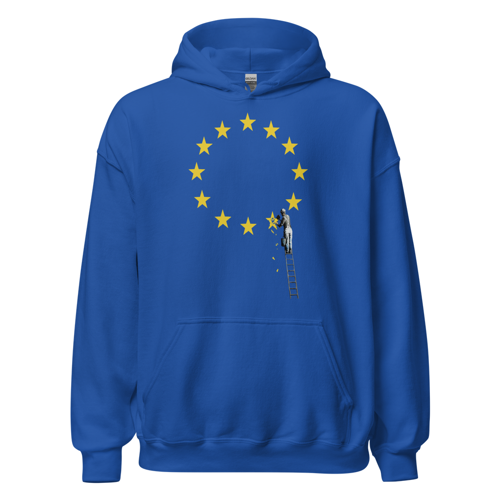 Brexit EU Flag Hoodie - Royal Blue