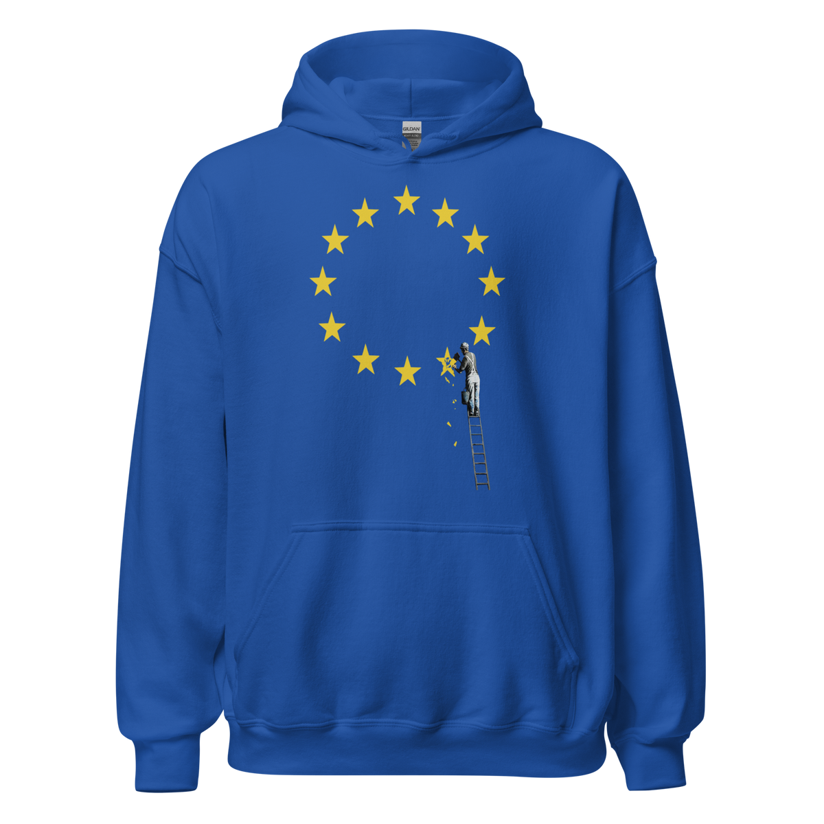 Brexit EU Flag Hoodie - Royal Blue