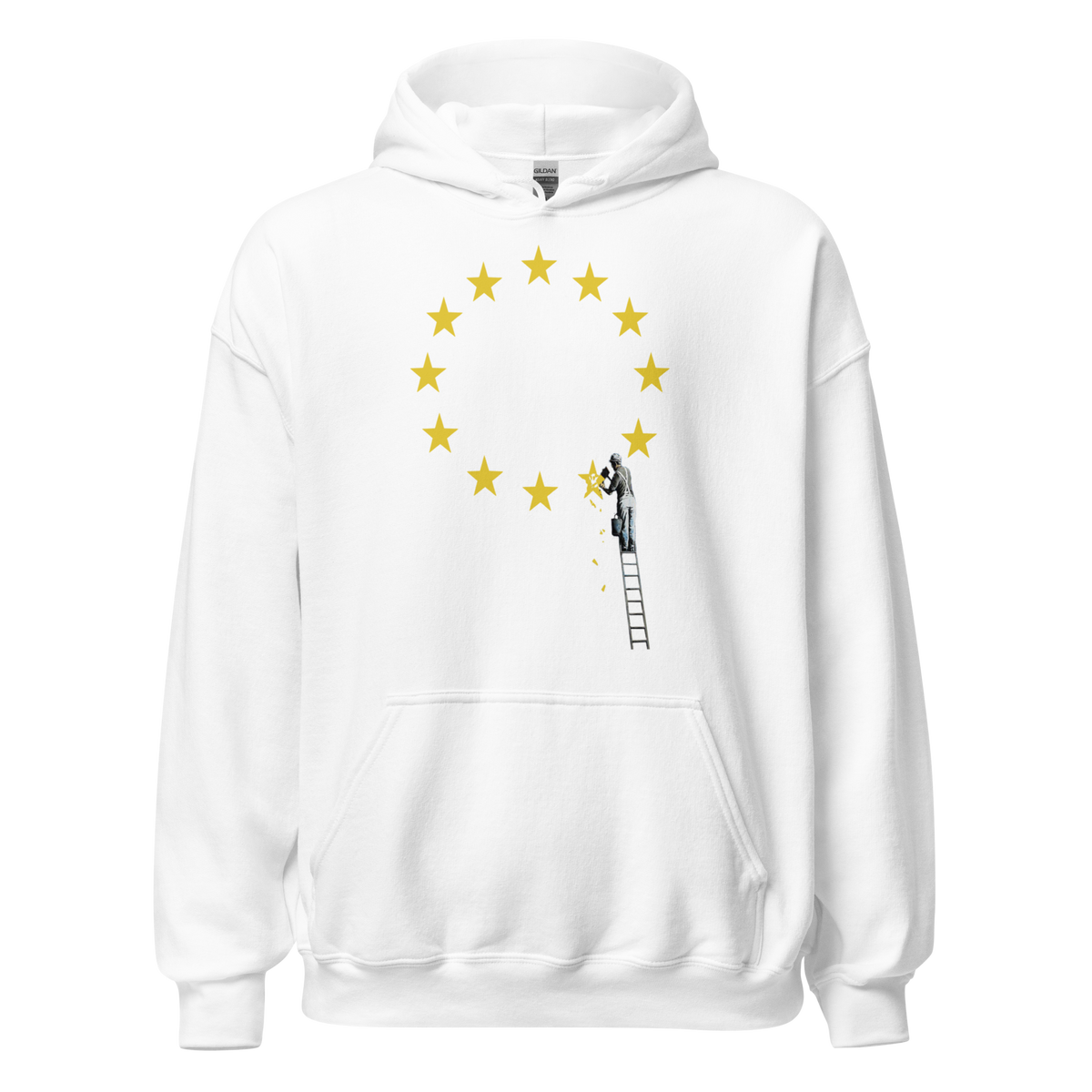 Brexit EU Flag Hoodie - White