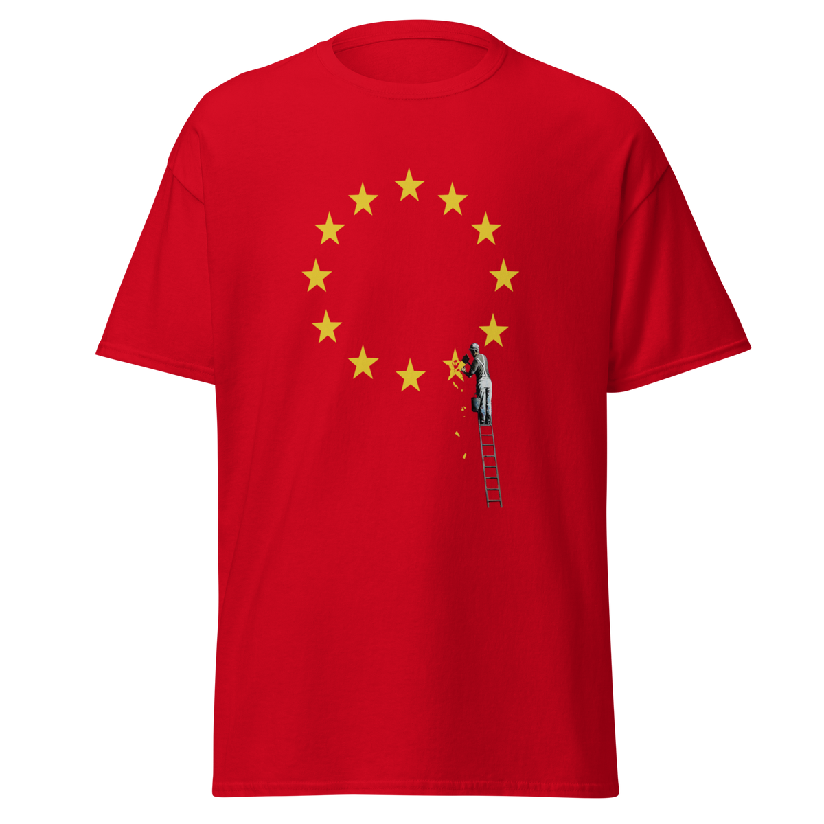 Brexit EU Flag T Shirt - Red