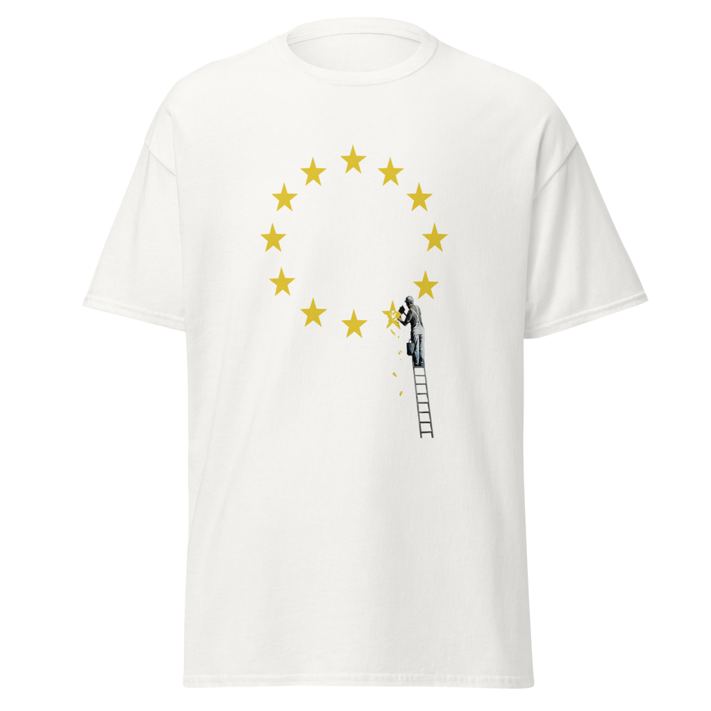 Brexit EU Flag T Shirt - White