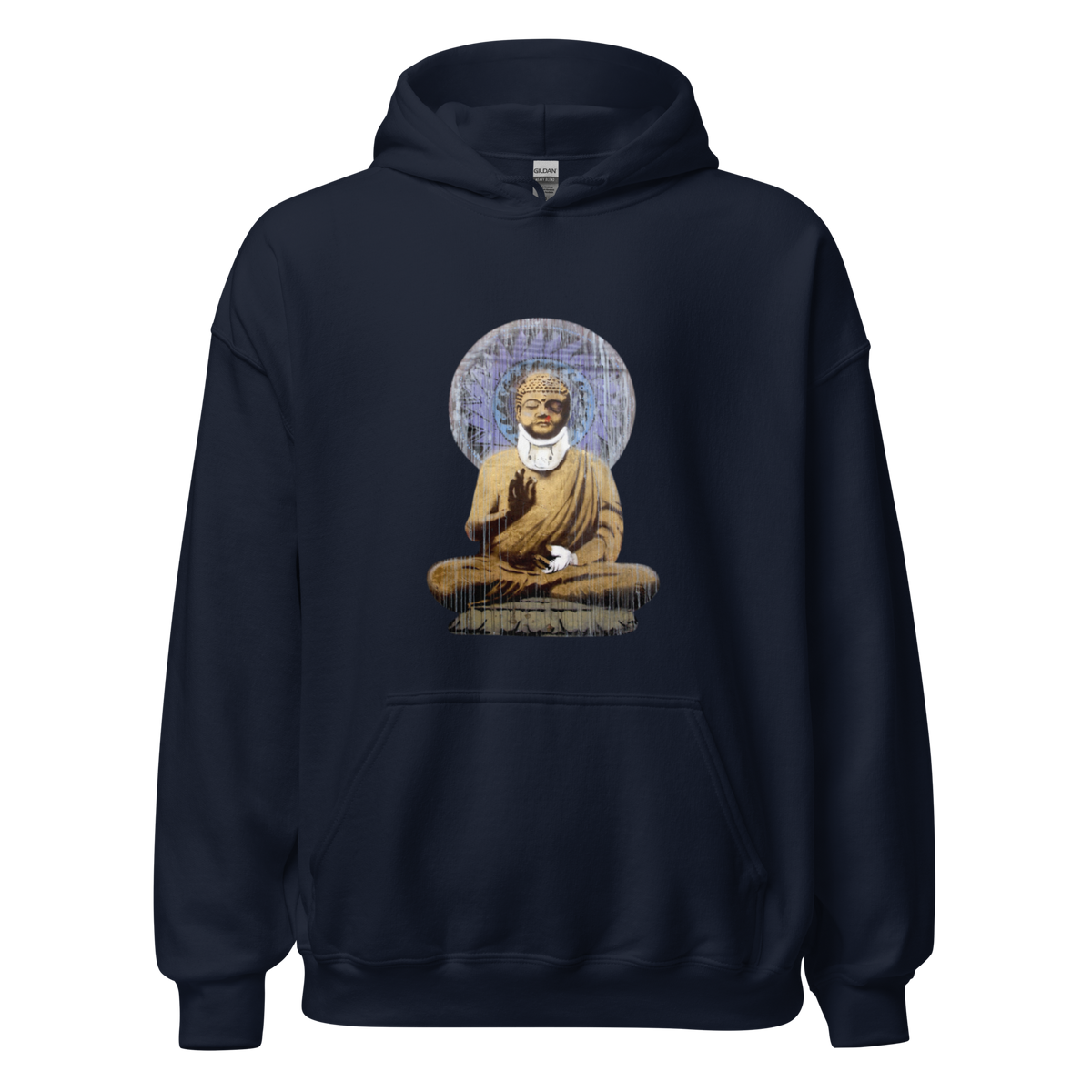 Buddha Hoodie - Navy Blue