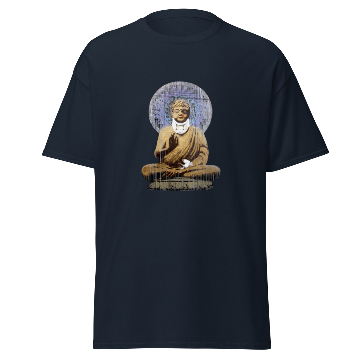 Buddha T Shirt - Navy Blue
