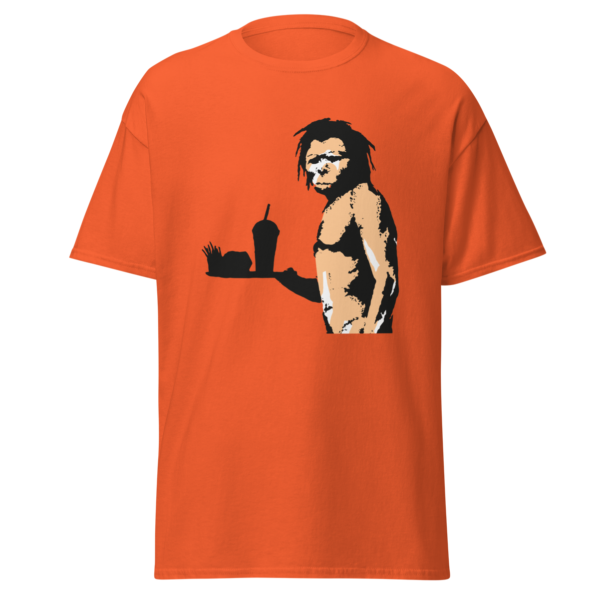 Fast Food Caveman - Orange