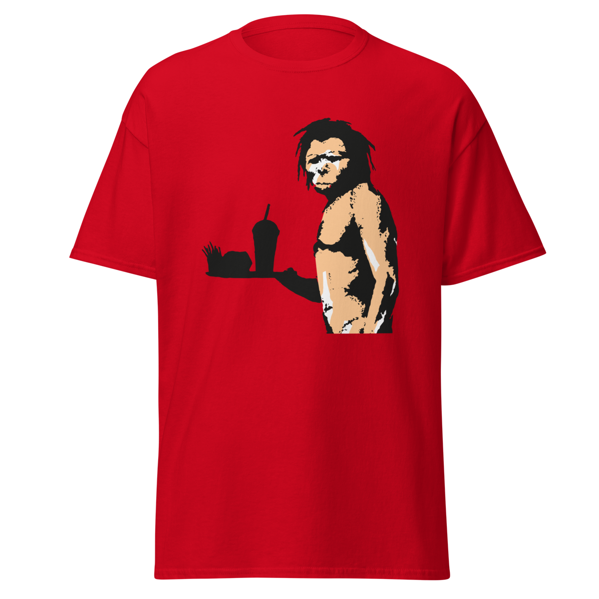Fast Food Caveman - Red