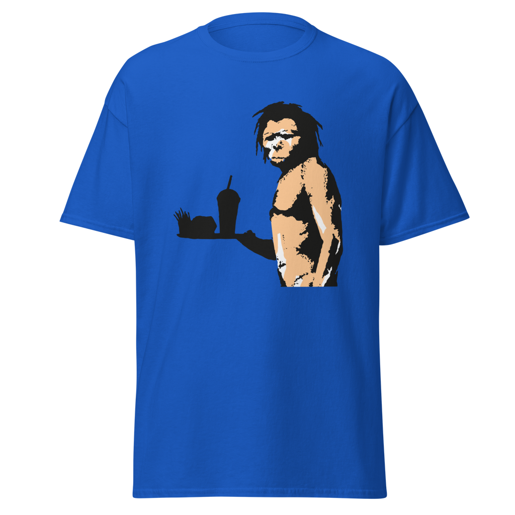 Fast Food Caveman - Royal Blue