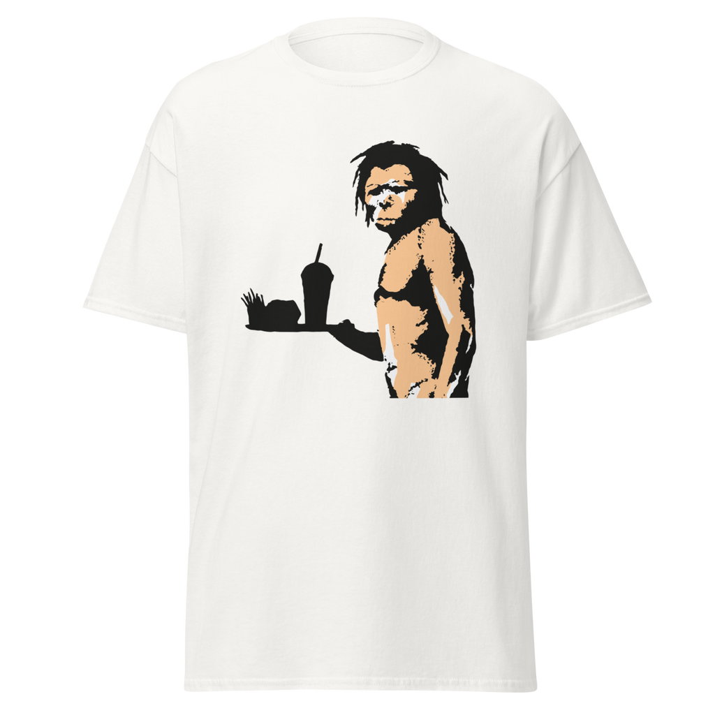 Fast Food Caveman - White