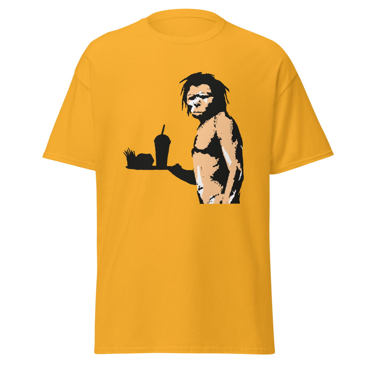 Fast Food Caveman - Yellow
