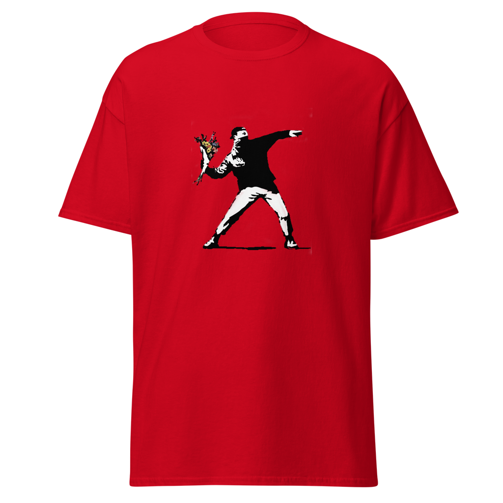 Flower Thrower T Shirt - Red