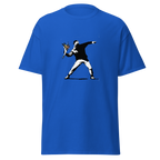Flower Thrower T Shirt - Royal Blue