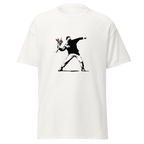 Flower Thrower T Shirt - White