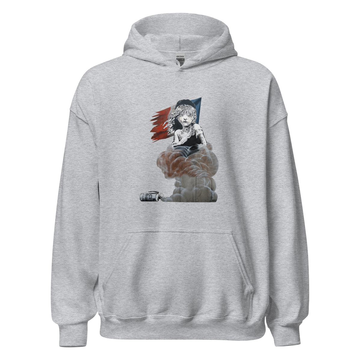 French Revolution Hoodie - Sport Grey