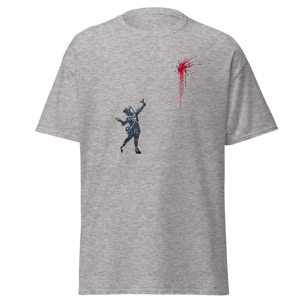 Girl slingshot flowers T Shirt - Sport Grey