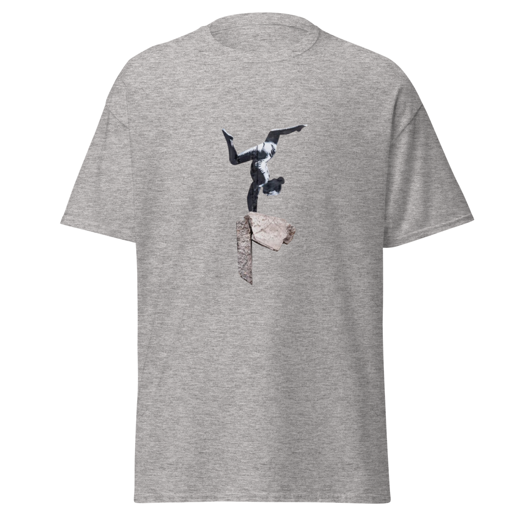 Handstand Gymnast T Shirt - Sport Grey