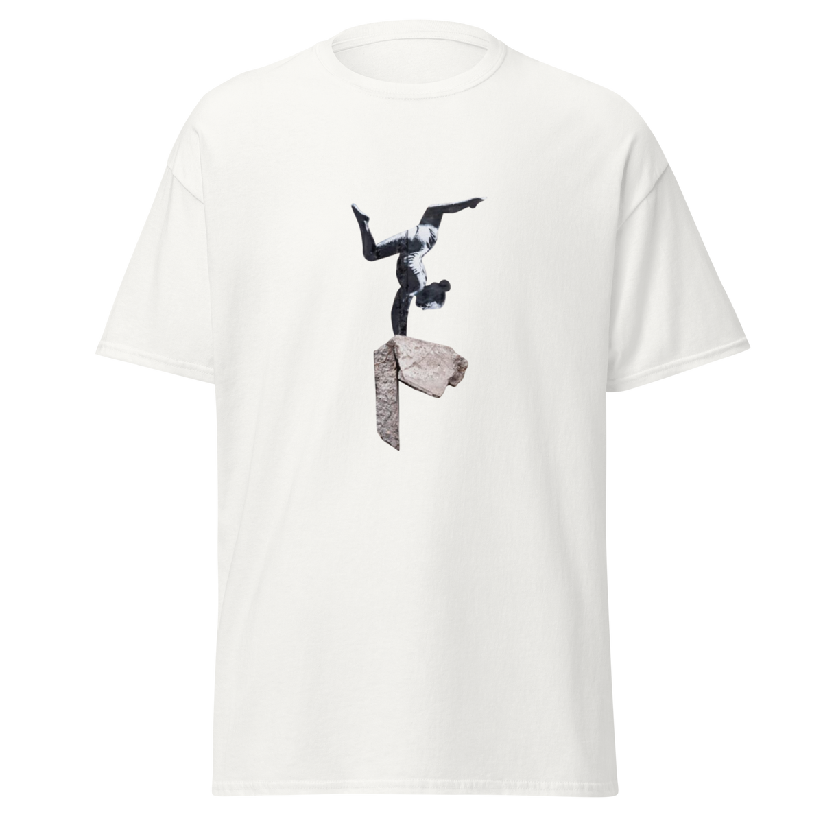 Handstand Gymnast T Shirt - White