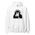 Headphone Chimp Hoodie - White