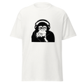 Headphone Chimp T Shirt - White