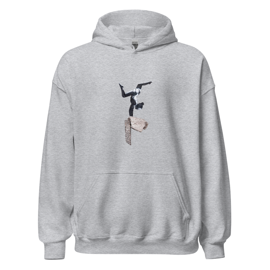 Headstand Gymnast Hoodie - Sport Grey