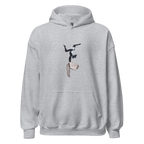 Headstand Gymnast Hoodie - Sport Grey